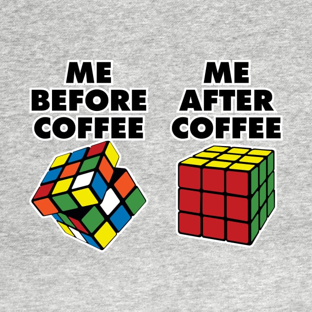 Me: Before and After Coffee by weaponology